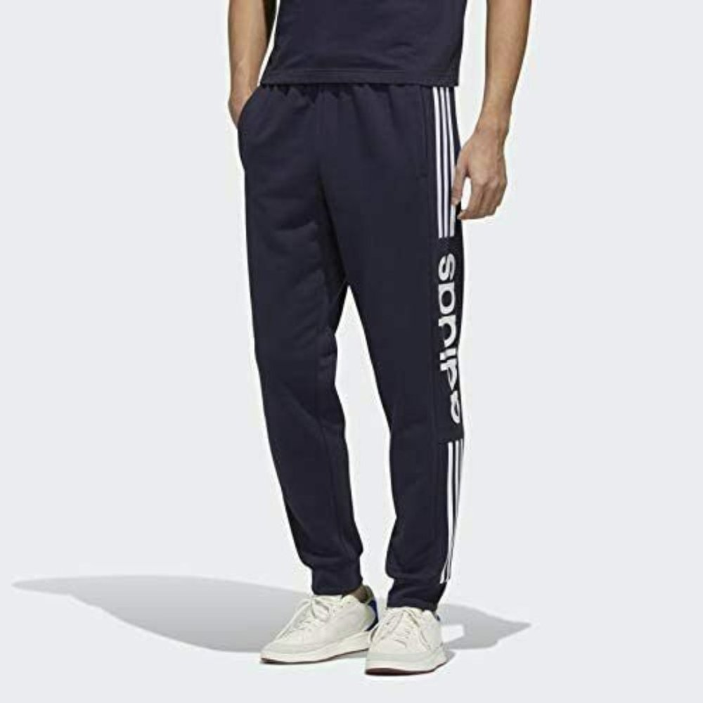 adidas Essentials Colorblock Pants Navy Large